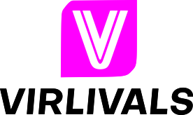 Virlivals Logo mit Name